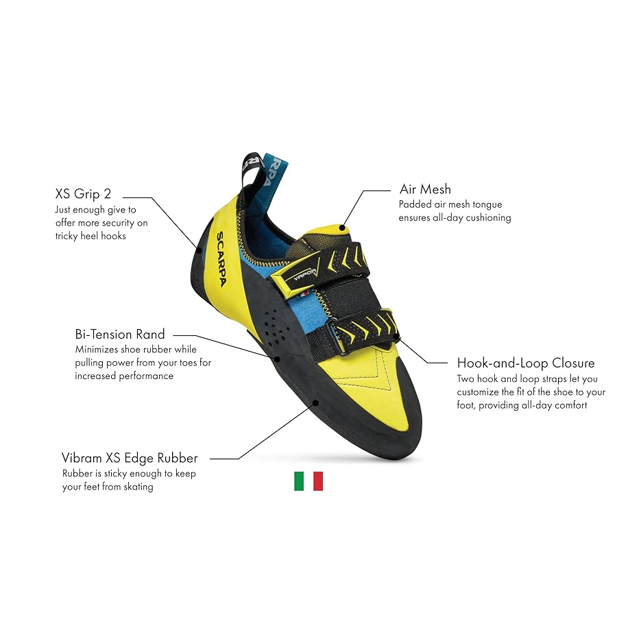 Amazon.com | SCARPA Kids' Reflex Youth Rock Climbing Shoes